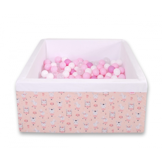 Bollhav minky med 200 bollar, Bollpool - ballerinas rosa