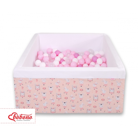 Bollhav minky med 200 bollar, Bollpool - ballerinas rosa
