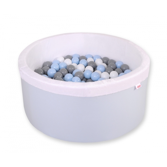 Bollhav minky med 200 bollar, Bollpool - blå
