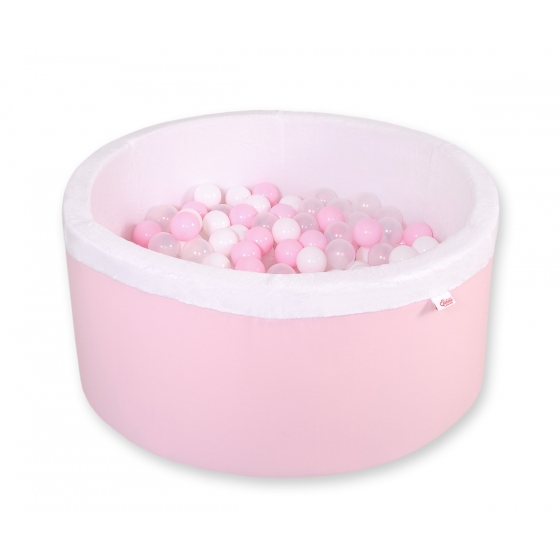 Bollhav minky med 200 bollar, Bollpool - rosa