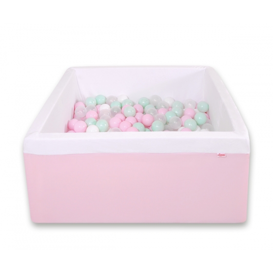 Bollhav minky med 200 bollar, Bollpool - rosa