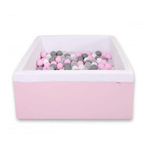 Bollhav minky med 200 bollar, Bollpool - rosa
