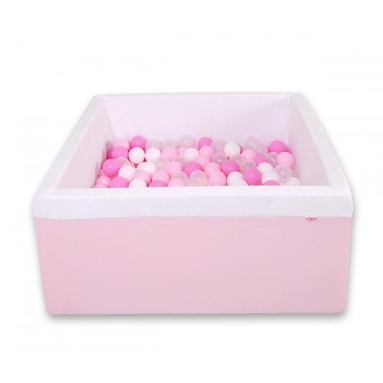 Bollhav minky med 200 bollar, Bollpool - rosa