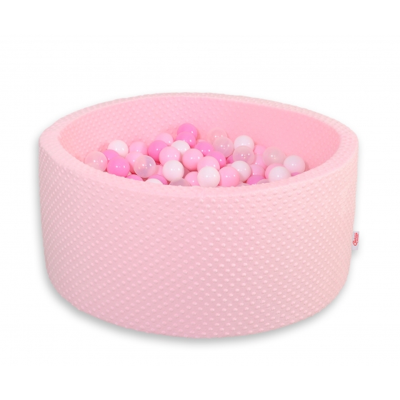 Bollhav minky med 200 bollar, Bollpool- rosa