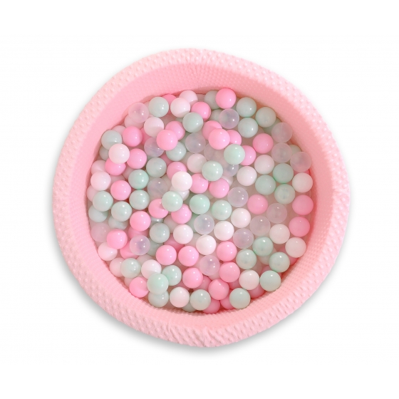 Bollhav minky med 200 bollar, Bollpool- rosa