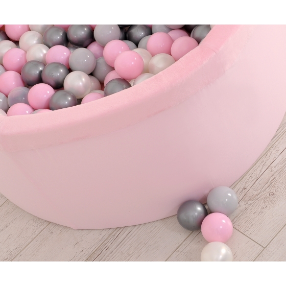 Bollhav minky med 200 bollar, Bollpool - rosa