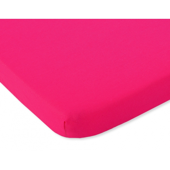 Dra-på-lakan i bomull 120x60cm dark rosa