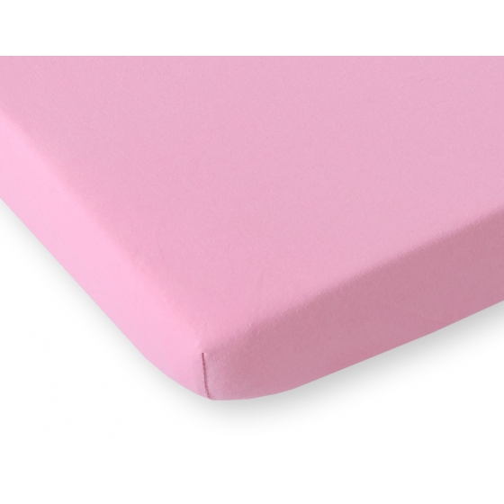 Dra-på-lakan i jersey - rosa