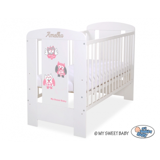 Engrave on the front of baby cot no 5017-07