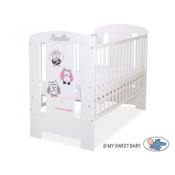 Engrave on the front of baby cot no 5017-07