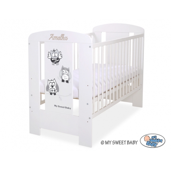 Engrave on the front of baby cot no 5017-07