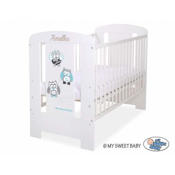 Engrave on the front of baby cot no 5017-07