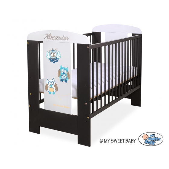Engrave on the front of baby cot no 5017-04