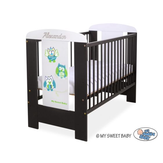 Engrave on the front of baby cot no 5017-04