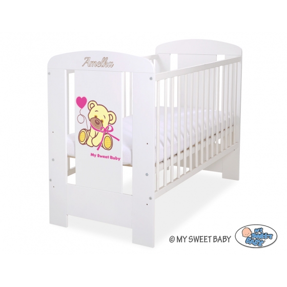 Engrave on the front of baby cot no. 5004-07