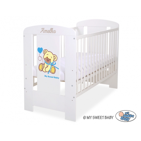 Engrave on the front of baby cot no. 5004-07
