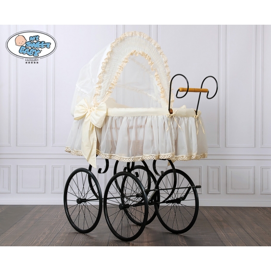 Exklusiv Gammaldags Babykorg Elisa- Cream