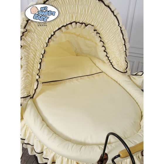 Exklusiv Retro Babykorg Emma - Cream