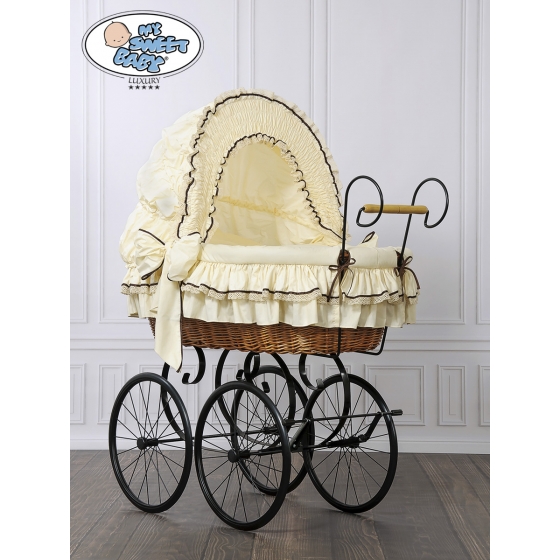 Exklusiv Retro Babykorg Emma - Cream