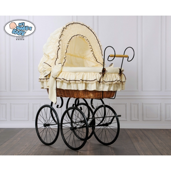 Exklusiv Retro Babykorg Emma - Cream