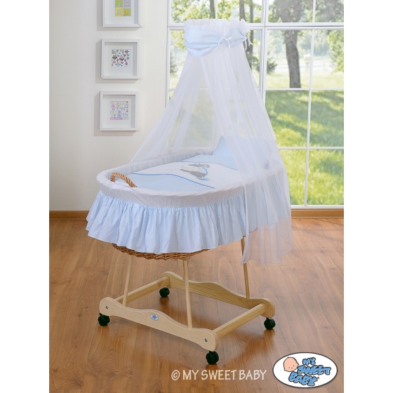 Extra textil 4 delar uppsättning till babykorg no 99690-815