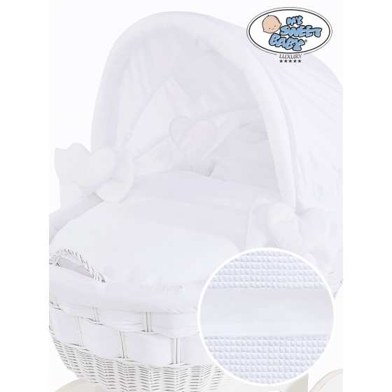 Extra textil 4 delar uppsättning till babykorg Bianca no. 50102-911* or 70102-911*