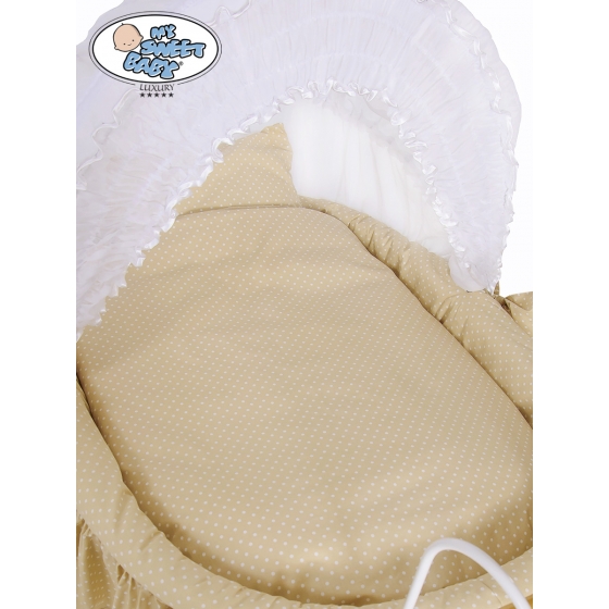 Extra textil 4 delar uppsättning till babykorg Christine no. 2100-916 or 72100-916