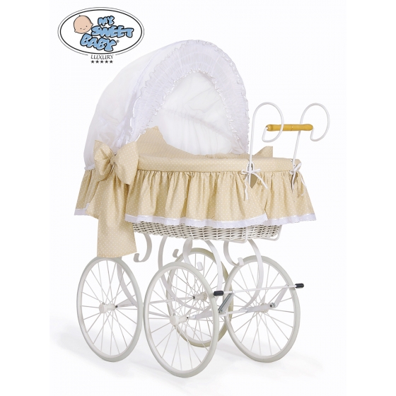 Extra textil 4 delar uppsättning till babykorg Christine no. 2100-916 or 72100-916