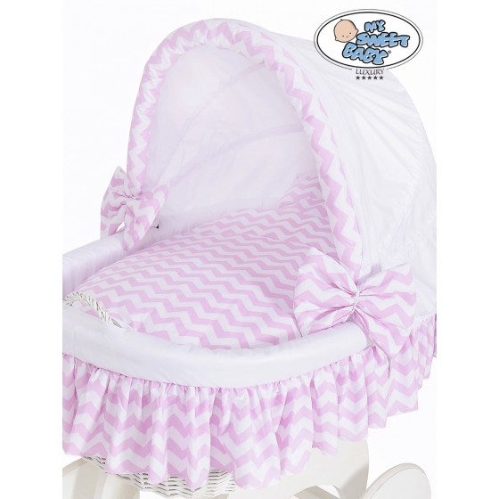 Extra textil 4 delar uppsättning till babykorg Hannah no. 50102-901* or 70102-901*