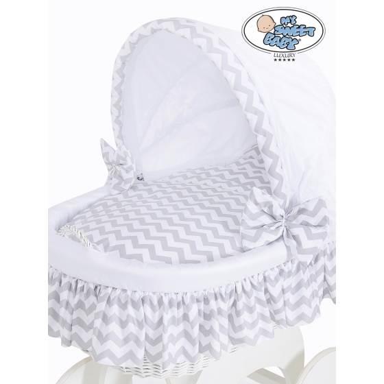 Extra textil 4 delar uppsättning till babykorg Hannah no. 50102-902* or 70102-902*