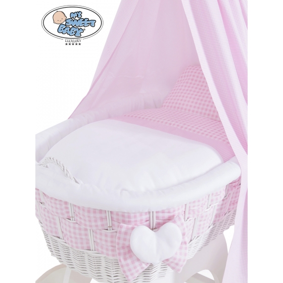 Extra textil 4 delar uppsättning till babykorg Isabella no. 50202-908* or 70202-908*