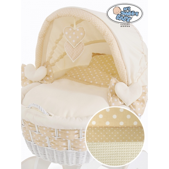Extra textil 4 delar uppsättning till babykorg Isabella no. 50102-910* or 70102-910*