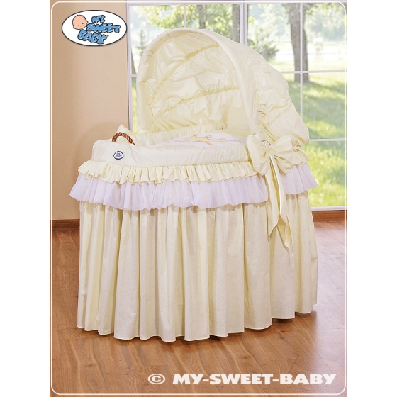 Extra textil 4 delar uppsättning till babykorg no. 92114-301