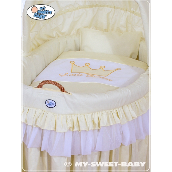 Extra textil 4 delar uppsättning till babykorg no. 92114-301