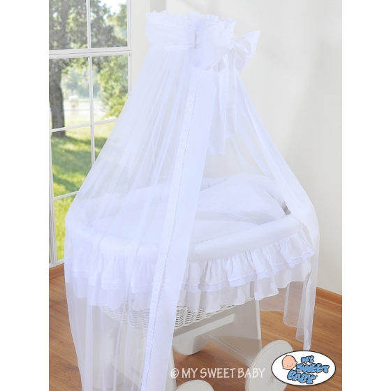 Extra textil 4 delar uppsättning till babykorg no. 2107-102/72107-102