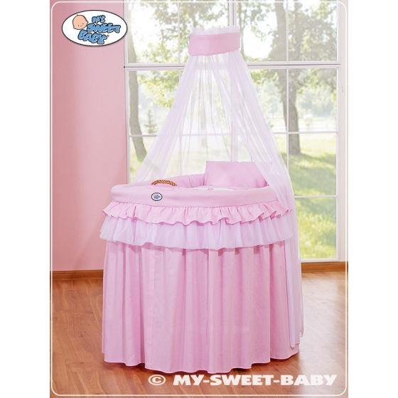 Extra textil 4 delar uppsättning till babykorg no. 92001-302