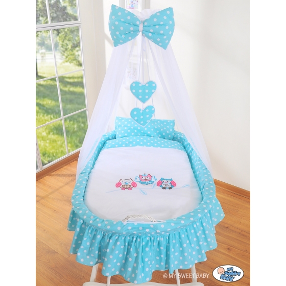 Extra textil 4 delar uppsättning till babykorg no. 99690-425/79690-425