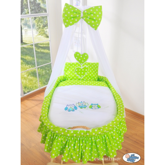 Extra textil 4 delar uppsättning till babykorg no. 99690-428/79690-428