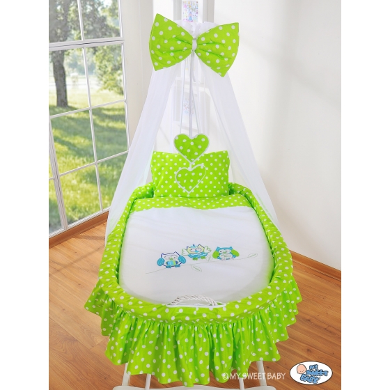 Extra textil 4 delar uppsättning till babykorg no. 99690-428/79690-428