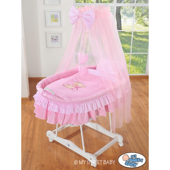 Extra textil 4 delar uppsättning till babykorg no. 99690e-324 i 79690e-324