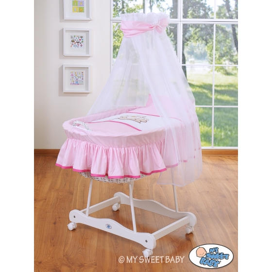 Extra textil 4 delar uppsättning till babykorg no. 99690e-800 i 79690e-800