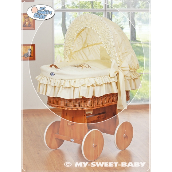 Extra textil 4 delar uppsättning till babykorg no. 58962-321 eller 78962-321