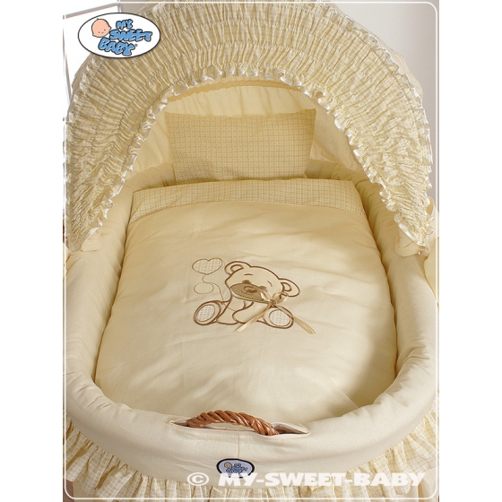 Extra textil 4 delar uppsättning till babykorg no. 58962-321 eller 78962-321