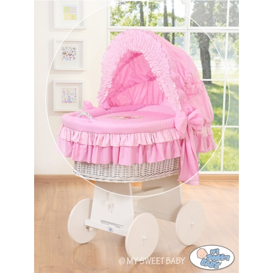 Extra textil 4 delar uppsättning till babykorg no. 58962-324 eller 78962-324