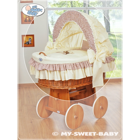 Extra textil 4 delar uppsättning till babykorg no. 58962-326 eller 78962-326