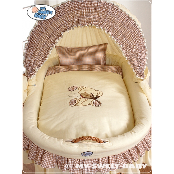 Extra textil 4 delar uppsättning till babykorg no. 58962-326 eller 78962-326