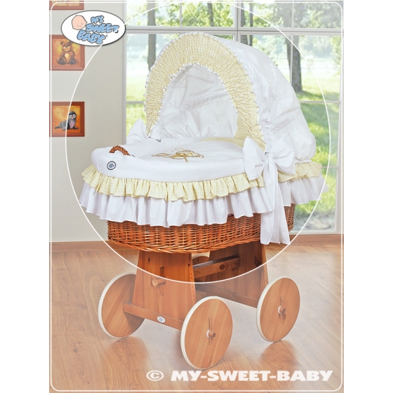 Extra textil 4 delar uppsättning till babykorg no. 58962-327 eller 78962-327