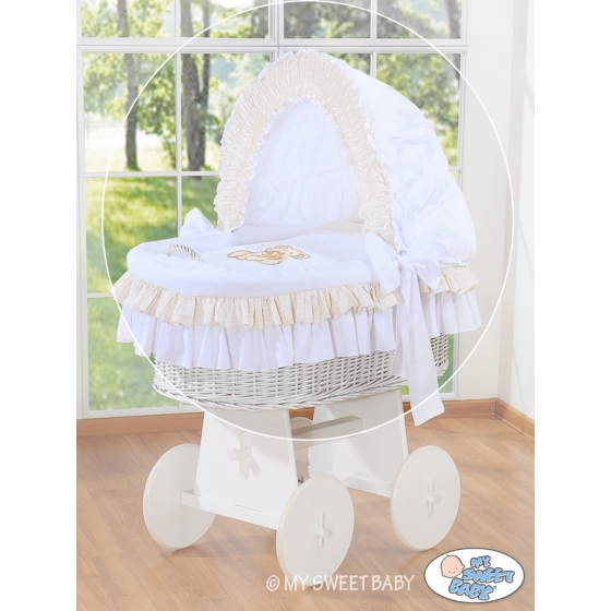 Extra textil 4 delar uppsättning till babykorg no. 58962-327 eller 78962-327