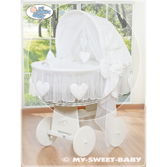 Extra textil 4 delar uppsättning till babykorg no. 58962-123 eller 78962-123