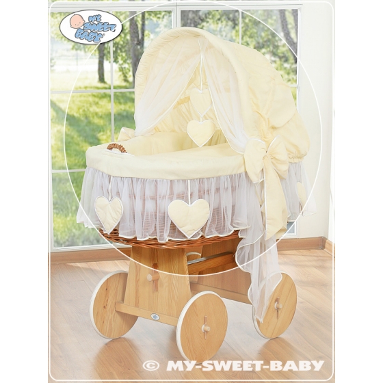 Extra textil 4 delar uppsättning till babykorg no. 58962-142 eller 78962-142